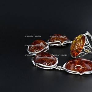 Collar de resina de alto pulido de lujo hecho a mano India Cadena de hilo de la mejor calidad para Bodas de mujeres fiestas cristianas - Product Image 5