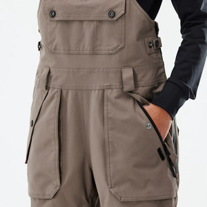 Baberos de esquí personalizados OEM para mujer, pantalones de nieve impermeables aislados con etiqueta privada e impresión de logotipo para ropa de esquí al aire libre - Product Image 2