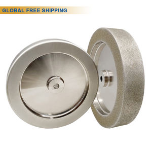 Muelas abrasivas CBN de arco galvanizado o ángulo recto para amoladora <span class=keywords><strong>T4</strong></span> T7 T8, rueda de afilado de cuchillos - Product Image 1