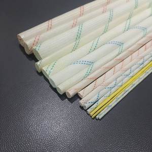 Gaine en fibre de verre enduite de PVC résistant aux hautes températures pour l'isolation diélectrique, la protection contre les produits chimiques et la flexibilité - Product Image 3