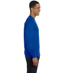 Streetwear en polaire vierge d'hiver bleu royal Pullover Crewneck Sweatshirts - Product Image 3