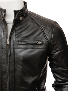 Chaqueta de Invierno Personalizada para Hombre, Estilo Hip Hop Urbano, de Lona, con Bordado Frontal, Impermeable y Cortavientos, Color Negro - Product Image 5