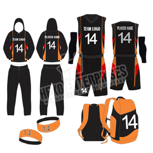 Nouveau design été hommes kits de basket-ball ensemble de maillots équipe club vêtements de basket-ball imprimer numéro uniformes de basket-ball - Product Image 1