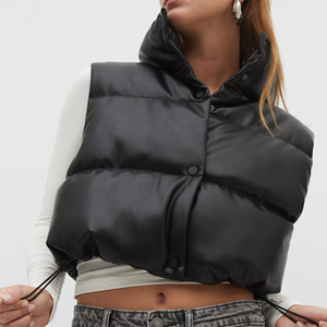 Gilet matelassé sans manches unisexe personnalisé de haute qualité, veste à bulles 2024 pour hommes et femmes, fabriqué au Pakistan - Product Image 4