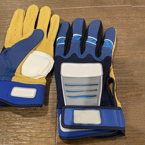 Gants de frappe de baseball professionnels avec logo personnalisé en cuir de vachette véritable jeunesse et adulte taille basse quantité minimale de commande conception personnalisée - Product Image 1