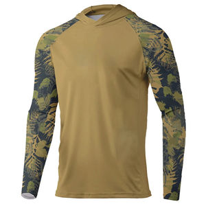 Logo personnalisé Upf 50 + Protection solaire évacuation de l'humidité polyester vêtements de pêche hommes à manches longues maille ventilé Uv chemises de pêche - Product Image 6