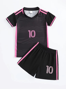 Conjunto Deportivo Informal de Forro Polar Suave para Niños, Proveedor de Ropa Deportiva Infantil, Ropa de Entrenamiento Cómoda de Fábrica - Product Image 1