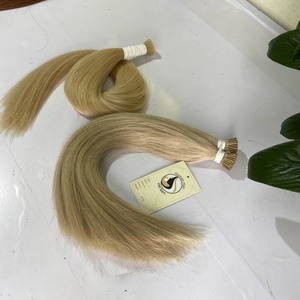 Meilleur Vente Super Double Drawn Cheveux Vietnamien Cheveux Kératine JE Pointe Extensions Blonde Pré-Collé Cabelo Humano Naturel - Product Image 1