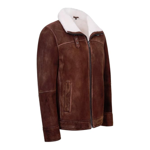 Bordado College Chaqueta de cuero Cremallera Elegante Logotipo personalizado Diseño Clásico Streetwear Hombres Chaquetas - Product Image 2