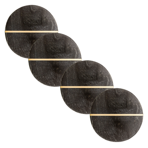 Dessous de verre en marbre au design de luxe rond avec support hôtel café restaurant utiliser un design attrayant de haute qualité à bas prix - Product Image 4