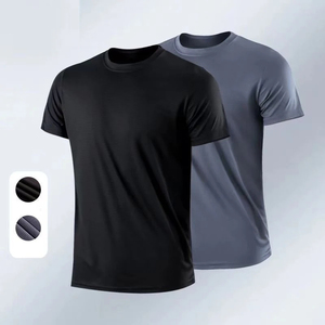 เสื้อยืดผู้ชายโอเวอร์ไซส์ทรงบ็อกซี่คอกลมแบบคลาสสิกทำจากผ้าฝ้าย100% - Product Image 4
