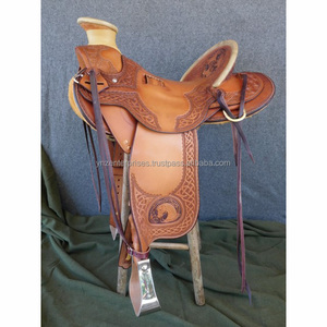 Selle Western en Cuir Véritable Y&Z pour Cheval - Prix de Gros Durable pour les Équidés - Product Image 2