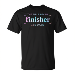 Camiseta 365 Days Finisher, Colección Promocional con Resumen Bíblico - Product Image 2