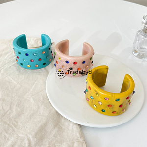 Elegant Office Wear Resin <b>Bangle</b> Stylish Handmade Daily Accessory by Tradebyd - Product Image 6