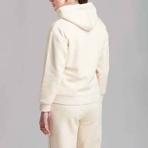 Ensemble de survêtements d'hiver respirants à séchage rapide pour femmes 100% coton épais survêtement ras du cou à blocs de couleurs - Product Image 3