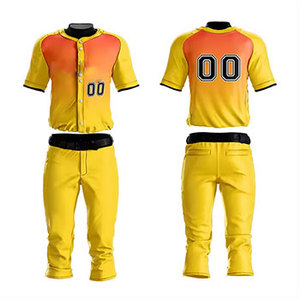 ชุดเบสบอลน้ำหนักเบา ระบายอากาศได้ดี ผลิตจากโรงงาน พร้อมโลโก้สั่งทำได้ ราคาถูก สำหรับผู้ชาย - Product Image 1