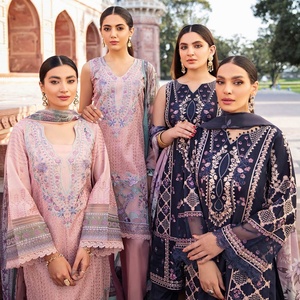 Marca Ramsha 3 piezas señoras Salwar Kameez estilo césped trajes Venta caliente vestidos de novia para Pakistán India para ropa de fiesta - Product Image 2