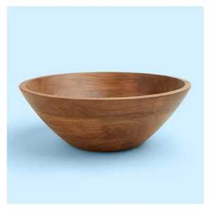 Nuevo Diseño Ecológico, Tazón para Servir de Madera Natural con Esmalte Impreso Multicolor, Decoración de Mesa de Alta Calidad en Oferta - Product Image 4