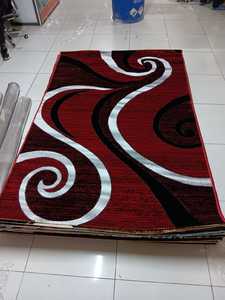 Tapis Adiva turc en polyester shaggy, tissé jacquard, fabriqué à la machine, à poils longs, rembourré, réversible, lavable, antidérapant, antimicrobien - Product Image 3