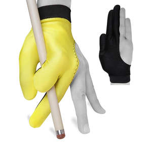 Venta al por mayor de guantes de billar de 3 dedos personalizados hechos en Pakistán se aceptan OEM logotipo personalizado - Product Image 4