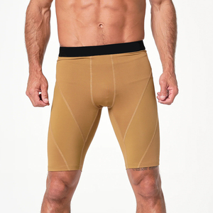 Shorts pour hommes en coton et polyester, shorts de jogging pour hommes, shorts de sport fitness, taille élastique, coton uni, shorts de gym pour hommes - Product Image 1