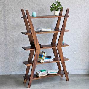 Melaleuca Wood 5-Tier Space-saving Decorative <b>Shelf</b> KS68236 100x30x160cm - Product Image 4