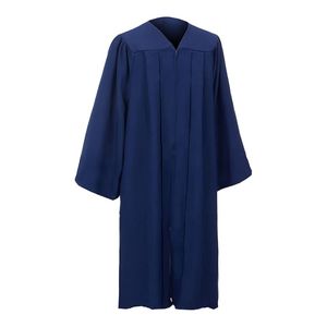 Robe de clergé d'église blanche à manches longues pour les ministres Broderie de poitrine croisée col romain élégant - Product Image 1