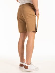 Pantalones cortos de gimnasio OEM para hombre, pantalones cortos de cintura media lisos estampados con logotipo personalizado, corte holgado, malla de algodón y poliéster, venta al por mayor - Product Image 4