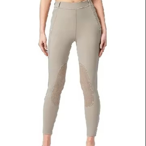 Vêtements équestres personnalisés Culottes équestres haut de gamme pour femmes avec pantalon de compression zippé Jodhpur et culottes - Product Image 1