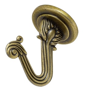 Crochet mural en laiton finition antique, design papillon, crochet mural simple, crochet multifonctionnel et porte-objets, vente chaude - Product Image 5