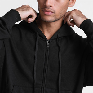 Sudadera con Capucha HONFIT de Alta Calidad para Entrenamiento al Aire Libre, Chaqueta Deportiva Informal de Secado Rápido, Chaquetas de Gimnasio y Fitness de Algodón y Poliéster para Hombre - Product Image 3