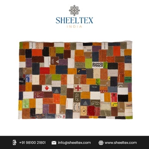 Nouveaux tapis de patch en cuir personnalisés à la mode élégants tapis faits à la main pour la décoration intérieure/extérieure de bureau à domicile - Product Image 2