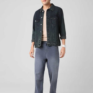 Chaquetas Vaqueras 2026 para Hombre, Jeans Personalizados al por Mayor, Diseño Extra Grande, Chaquetas Vaqueras Desgastadas Personalizadas para Hombre - Product Image 4