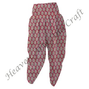 Pantalon de pyjama imprimé en coton indien-Vêtements d'été pour femmes-Pantalon de pyjama décontracté-Vente en gros de pyjama en coton-Bohème - Product Image 4