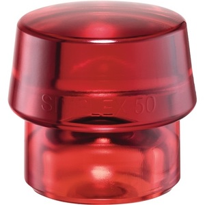 Marteau à percussion SIMPLEX à tête souple avec manche en plastique rouge dur HALDER de 60 mm - Product Image 1