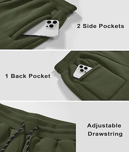Pantalones Hombres Pantalones de chándal de pierna recta Transpirable Entrenamiento Atlético Pantalones de chándal Joggers subidos por Dress Sports - Product Image 5