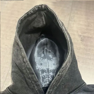 เสื้อฮู้ดแบบสวมหัวยูนิเซ็กส์เสื้อฮู้ดดี้แบบ3D พัฟฝรั่งเศสผ้าโพลีเอสเตอร์/ ผ้าฝ้ายฝรั่งเศสเทอร์รี่ป้องกันการยับ - Product Image 4