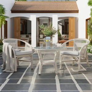 Conjunto de muebles de ratán/mimbre asiático antiguo y cómodo TAFANO SET TERRACE para el hogar, hoteles y villas. - Product Image 5