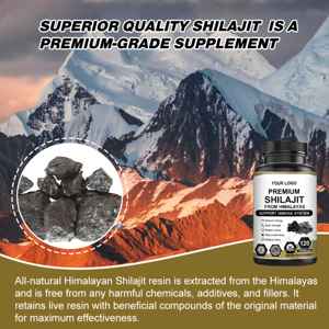 Capsules de Shilajit OEM/ODM 500mg, Shilajit Pur de l'Himalaya, 60 Capsules Riches en Acide Fulvique pour Améliorer l'Endurance, l'Énergie et la Puissance - Product Image 5