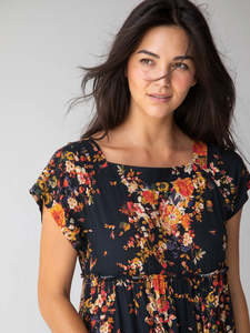 เดรส2024แนววินเทจสไตล์โบฮีเมียนของผู้หญิงเดรสเป็นมิตรกับสิ่งแวดล้อมยาวถึงพื้นยาวสไตล์ฮอตฤดูใบไม้ผลิ - Product Image 2