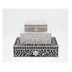 Luxury Handmade MOP Jewelry <b>Box</b> Best Quality Resin <b>Gift</b> <b>Box</b> for Necklaces and Packaging Made From India By Address Crafts - Product Image 3