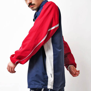 Survêtements de jogging en nylon personnalisés pour l'entraînement hivernal, ensembles de survêtements de jogging avec logo personnalisé, 2 pièces, coupe-vent léger - Product Image 4