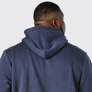 Vente en gros OEM sweats à capuche légers de couleur unie pour hommes meilleur design avec strass en coton mélangé pour l'impression numérique en hiver - Product Image 4