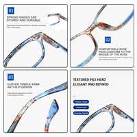 Lunettes de lecture tendance pour femmes, correction de la presbytie, monture légère en PC et verres anti-lumière bleue, logo personnalisable