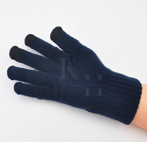 ถุงมือผ้าฝ้ายถักสีขาวปลอดภัยระบายอากาศได้หน้าจอสัมผัสเข็มสำหรับใช้ในอุตสาหกรรมนำมาใช้ใหม่ - Product Image 4