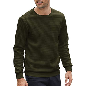 Sudadera Lisa con Cuello Redondo OEM, Negra, Unisex, de Algodón y Felpa, Ropa Promocional para Fabricación al por Mayor - Product Image 5