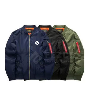 แจ็คเก็ตบอมเบอร์ผู้ชาย ดีไซน์ล่าสุด ราคาถูก ผลิตตามสั่ง คุณภาพสูง สำหรับฤดูหนาว บริการ OEM ระบายอากาศได้ดี เป็นมิตรกับสิ่งแวดล้อม - Product Image 1