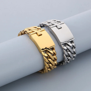 Pulsera de Cadena de Eslabones de Oro Amarillo Sólido de 10K, Joyería Hip Hop de Moda, en Oferta, Joyería Fina para Hombre, Pulsera de Cadena de Eslabones Trenzados - Product Image 6