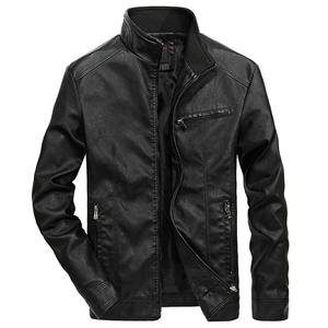 Veste en cuir grande taille de haute qualité pour hommes, vêtements d'extérieur coupe-vent, fermeture à glissière, vêtements de course automobile respirants - Product Image 2