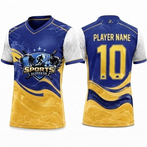 เสื้อฟุตบอลแบบกำหนดเอง ลายกราฟิกคลื่นทะเล ของสโมสรฟุตบอลโอเชียนเคอร์เรนท์ ชุดทีมกีฬา  เสื้อผ้ากีฬาส่วนบุคคล  โรงงานขายส่ง - Product Image 4